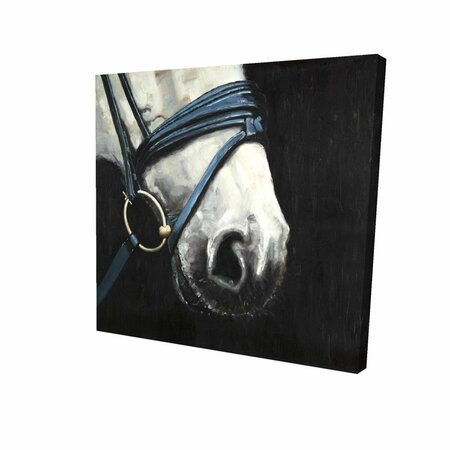 FONDO 16 x 16 in. Horse with Harness-Print on Canvas FO2792157